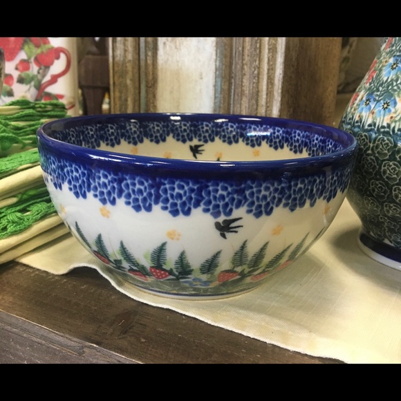 6” Polish Pottery Bowl - Picture 2 of 2